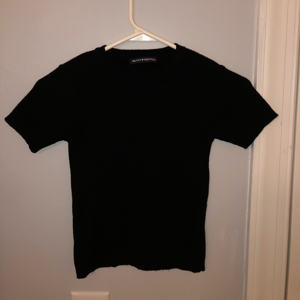 Brandy Melville Black Signature Top